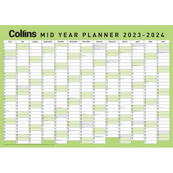 Collins A2 Mid Year Planner 1 June 2021 to 30 June 2022 | OfficeMax NZ