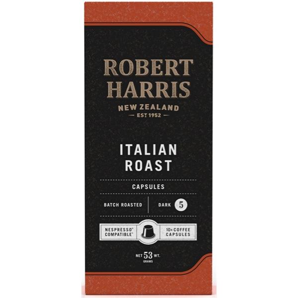 Robert Harris Italian Espresso Coffee Capsules, Pack of 10 | OfficeMax NZ