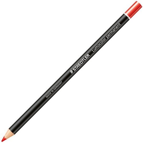 Staedtler Lumocolor Glasochrom Pencil Red
