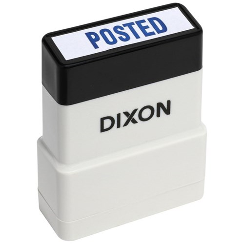 Dixon 037 Self-Inking Stamp POSTED Blue