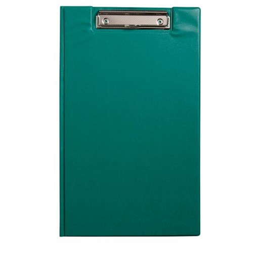 OfficeMax PVC Clipboard Folder Foolscap Green