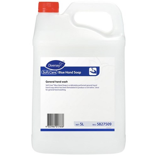 Soft Care Blue Hand Wash 5L Carton of 2