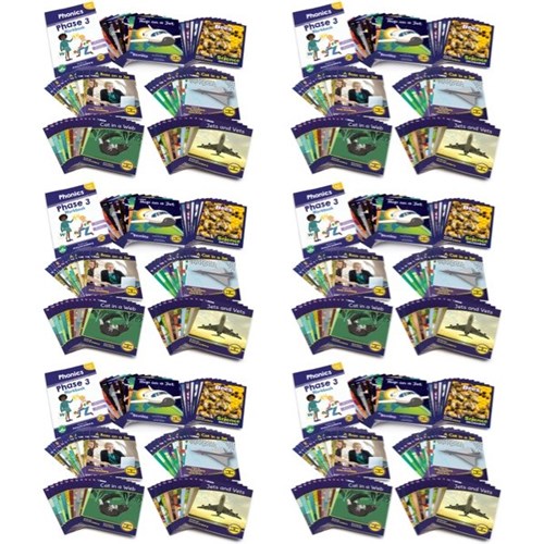Junior Learning Letters & Sounds Phase 3 Classroom Kit, Set of 432 Books