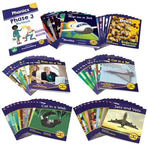 Junior Learning Letters & Sounds Phase 3 Single Kit, 72 Books