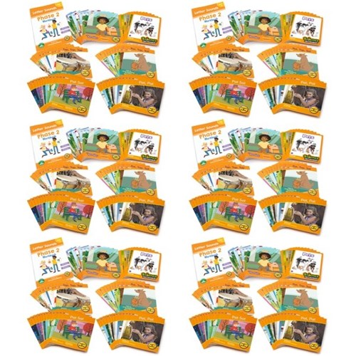 Junior Learning Letters & Sounds Phase 2 Classroom Kit, Set of 432 Books