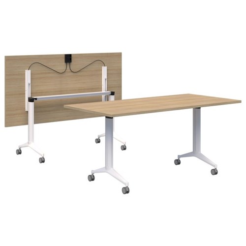 Fiord Flip Table 1500mm Classic Oak/White