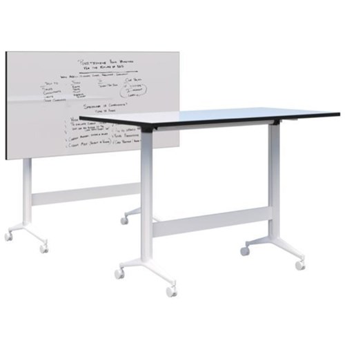 Fiord Leaner Flip Table 1600x1050mm, Writable Whiteboard/White