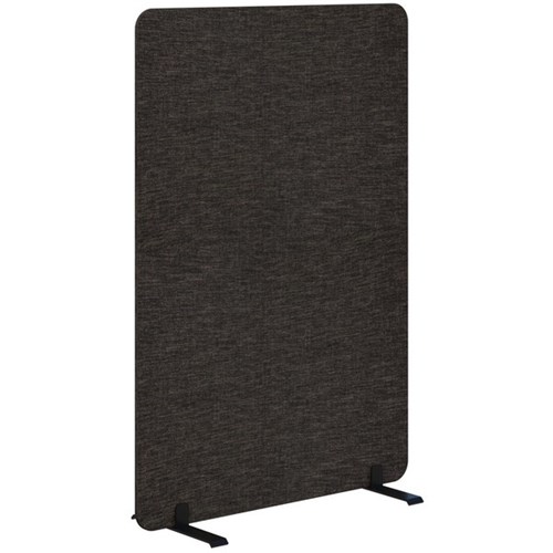 Accent Edge Freestanding Screen 900x1200mm, Keylargo Anthracite/Black