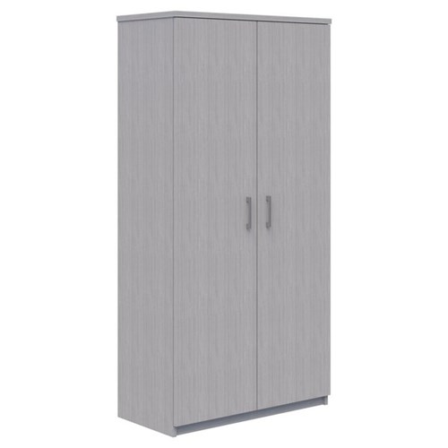 Mascot Lockable Tall Cabinet 900x1800mm Silver Strata