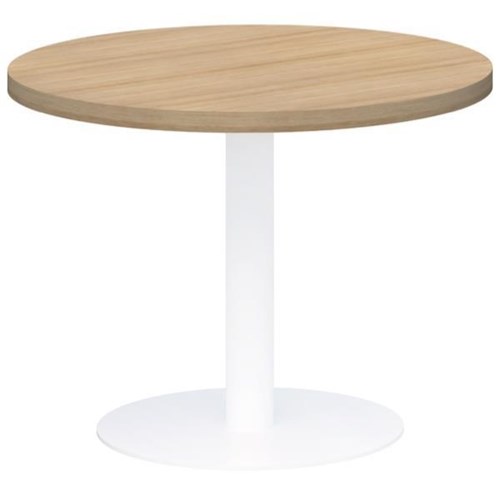 Classic Round Coffee Table 450mm Classic Oak/White