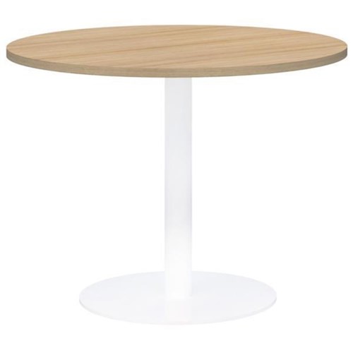 Accent Classic Round Table 800mm Classic Oak/White