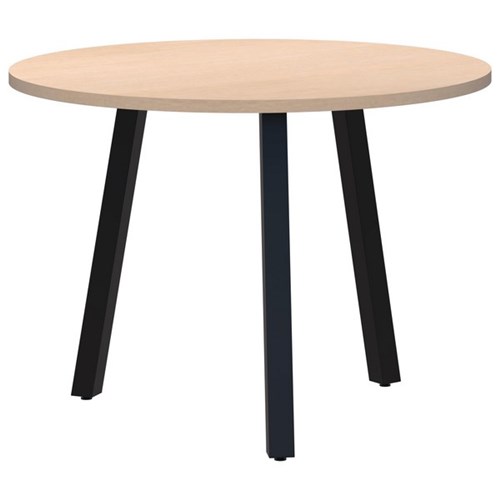 Switch Round 3 Leg Table 900mm Refined Oak/Black