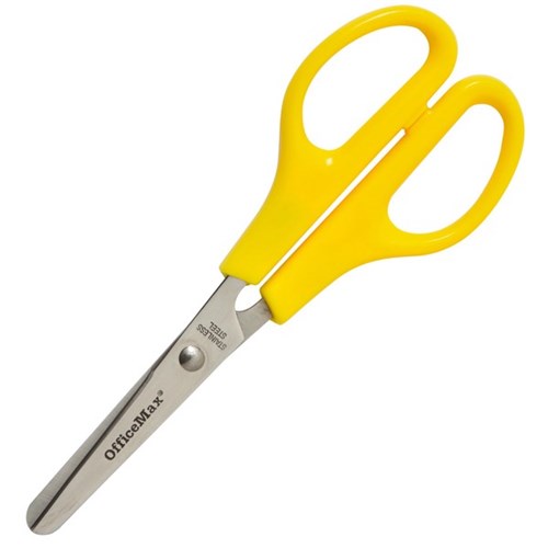 OfficeMax Blunt End Kids Scissors 155mm Yellow