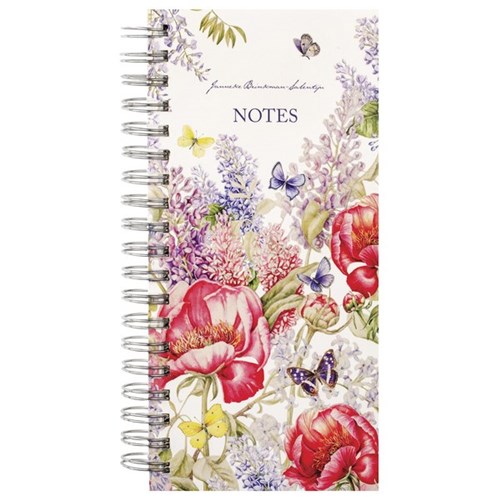 Milford J Brinkman Slim Note Book 170x80mm Floral