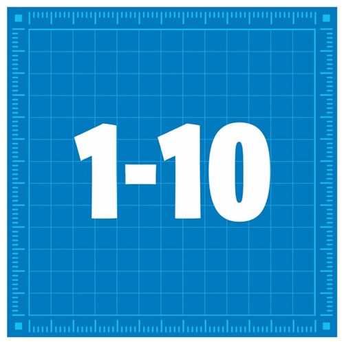 STEAM Magnetic KaiTiles Numbers 1 to 10, Pack of 10
