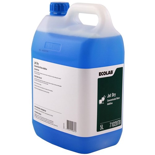 Ecolab Jet Dry Rinse Additive 5L, Carton of 2