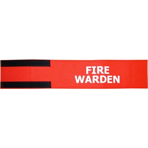 Fire Warden Arm Band 100x450mm