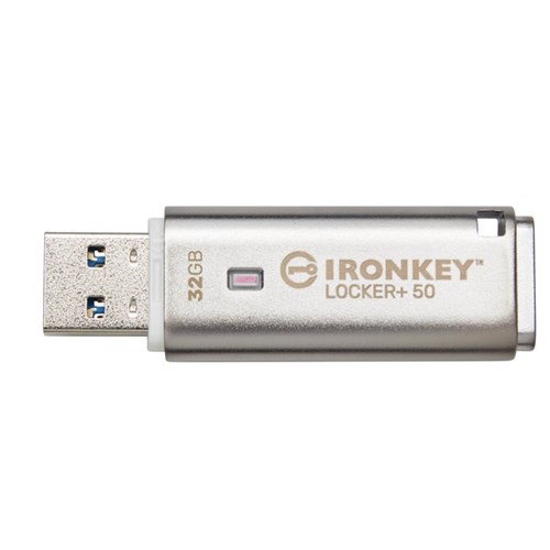 Kingston IronKey Locker Plus 50 Flash Drive 32GB