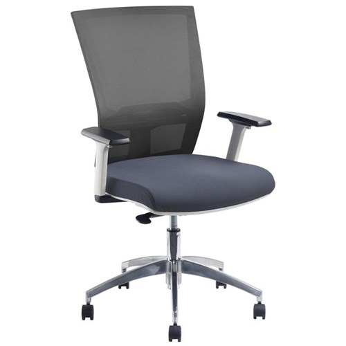 Advance Air Plus Chair With Adjustable Arms Charcoal/Alloy