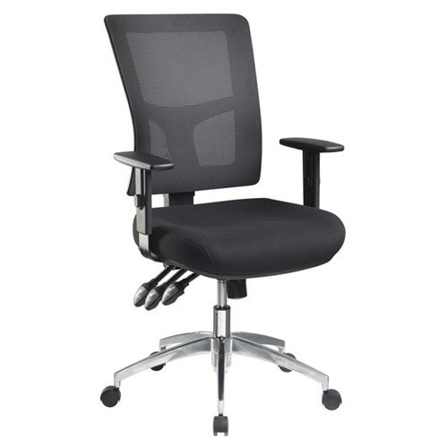 Enduro Chair With Adjustable Arms Black/Alloy