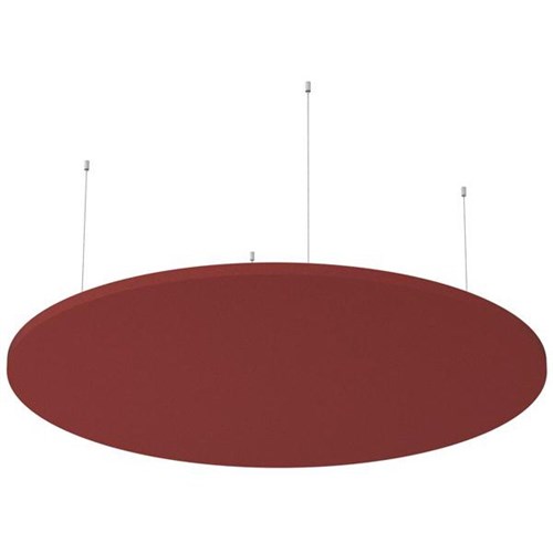 Boyd Visuals Floating Acoustic Ceiling Panel Round 1200mm Wine
