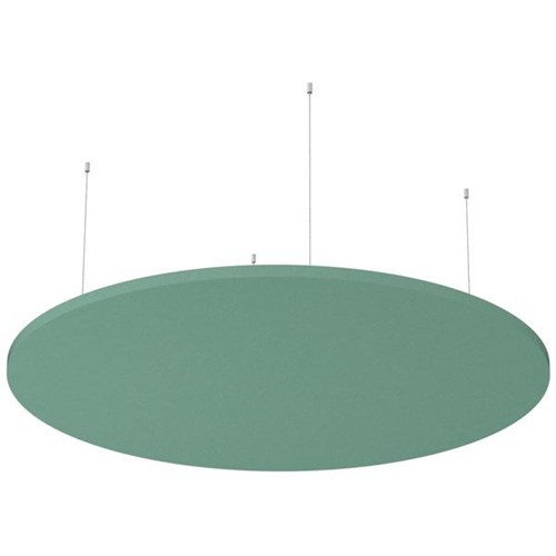 Boyd Visuals Floating Acoustic Ceiling Panel Round 1200mm Turquoise