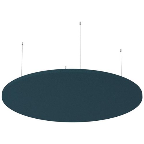 Boyd Visuals Floating Acoustic Ceiling Panel Round 1200mm Pageant Blue