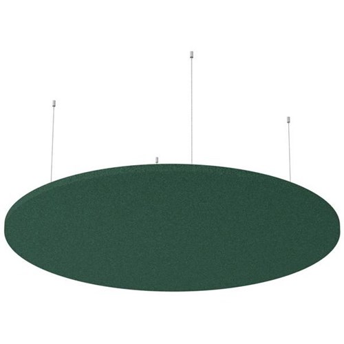 Boyd Visuals Floating Acoustic Ceiling Panel Round 1200mm Forest Green