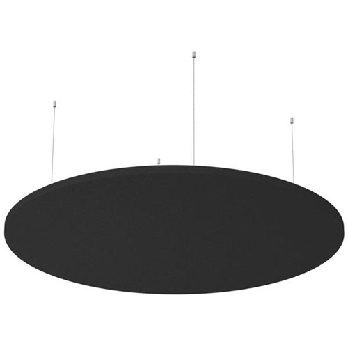 Boyd Visuals Floating Acoustic Ceiling Panel Round 1200mm Dark Grey