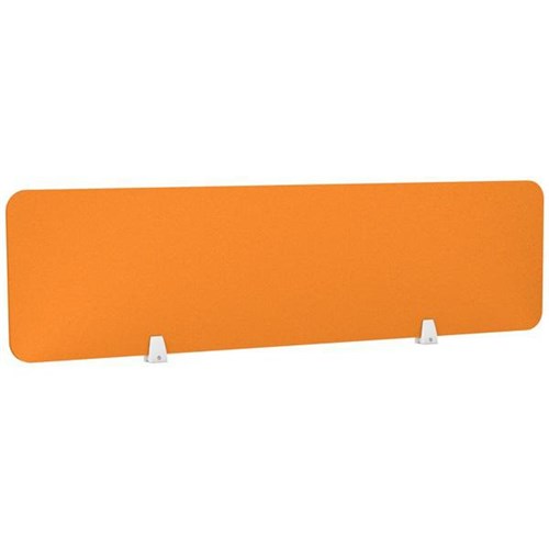 Boyd Acoustic Desk Screen 1200mm Orange