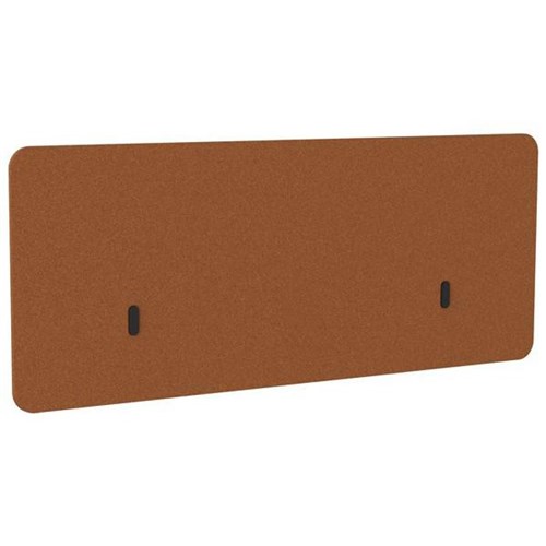 Boyd Visuals Acoustic Modesty Desk Panel 1500x600mm Rust 