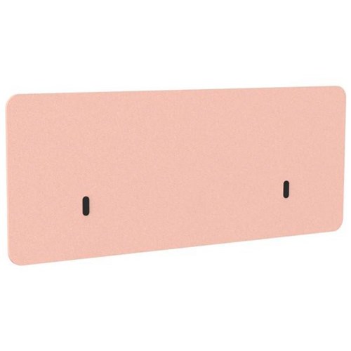 Boyd Visuals Acoustic Modesty Desk Panel 1500x600mm Blush Pink 