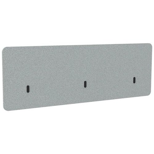 Boyd Visuals Acoustic Modesty Desk Panel 1800x600mm Dark Silvery Grey