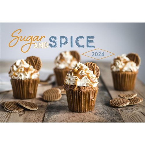 Easy2C Stitched Wall Calendar 2024 Sugar And Spice