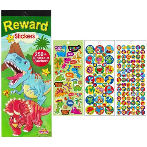 Reward Stickers Dinosaurs, Pack of 250