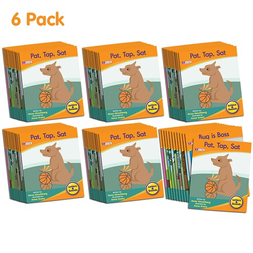 Junior Learning Letters & Sounds Phase 2 Set 1 Fiction, Set of 72 Books