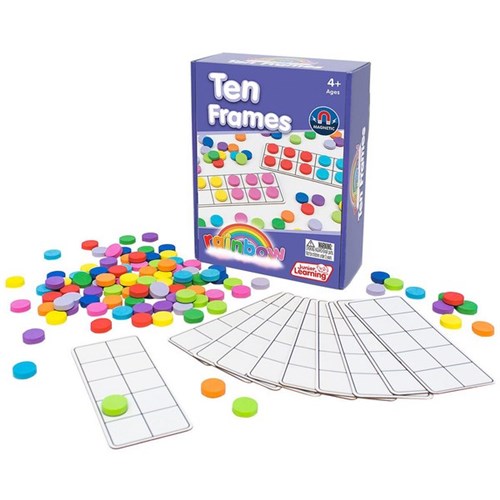 Junior Learning Rainbow Ten Frames