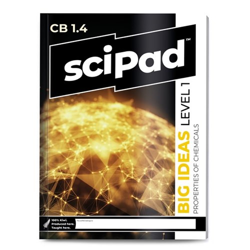 SciPad CB 1.4 Big Ideas Chemistry & Biology Level 1 9781991167569