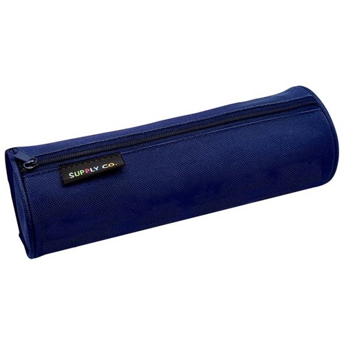 Supply Co. Recycled Pencil Case Tube Navy 210x80mm