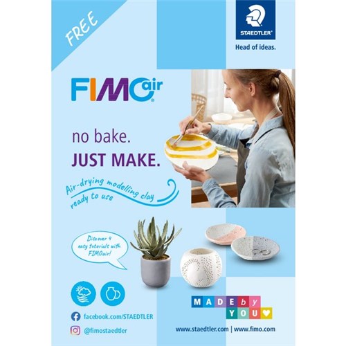Staedtler Fimo Air Dry Modelling Clay 1kg, Terracotta