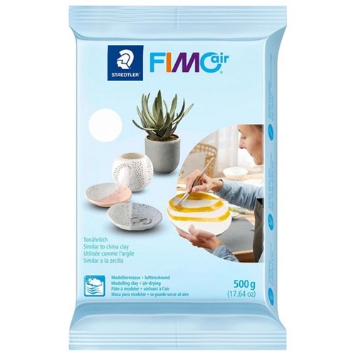 Staedtler Fimo Air Dry Modelling Clay 500g, White