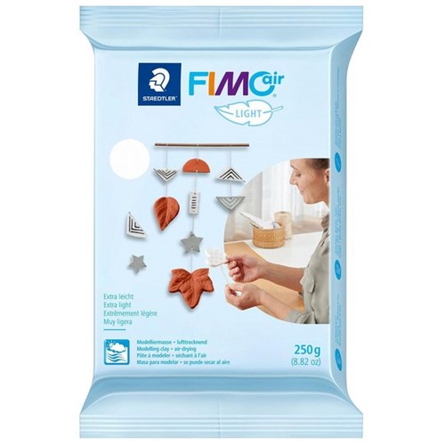 Staedtler Fimo Air Dry Light Modelling Clay 250g, White
