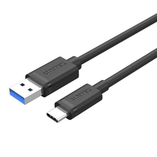 UNITEK USB 3.0 USB-A Male to USB-C Cable 2m Black