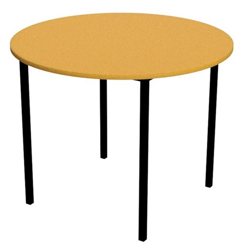 Zealand Round School Table 900mm Yellow