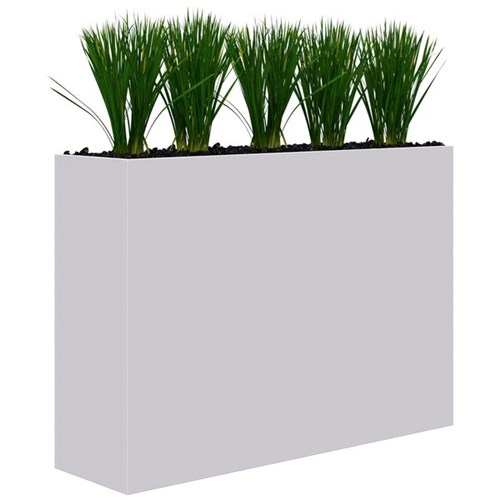 Rapid Planter Including Artificial Plants 1600x1200mm White/Grass
