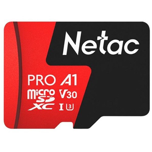 Netac P500 Extreme Pro V30 microSDXC Card with Adapter 128GB