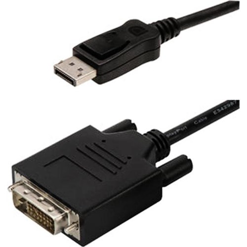 Digitus DisplayPort Male to DVI-D Male Monitor Cable 2m