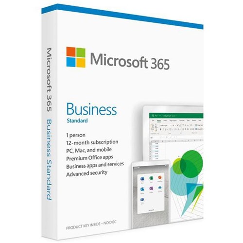 Microsoft 365 Business Standard Mac / PC 1 User One Year Subscription
