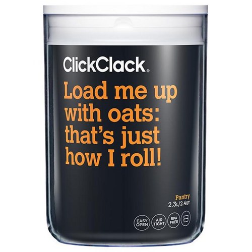 Click Clack Container 2.3L White Lid
