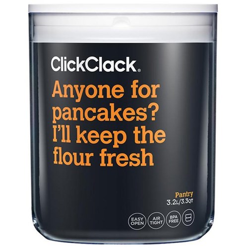 Click Clack Container 3.2L White Lid